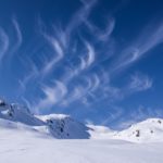 snow and clouds