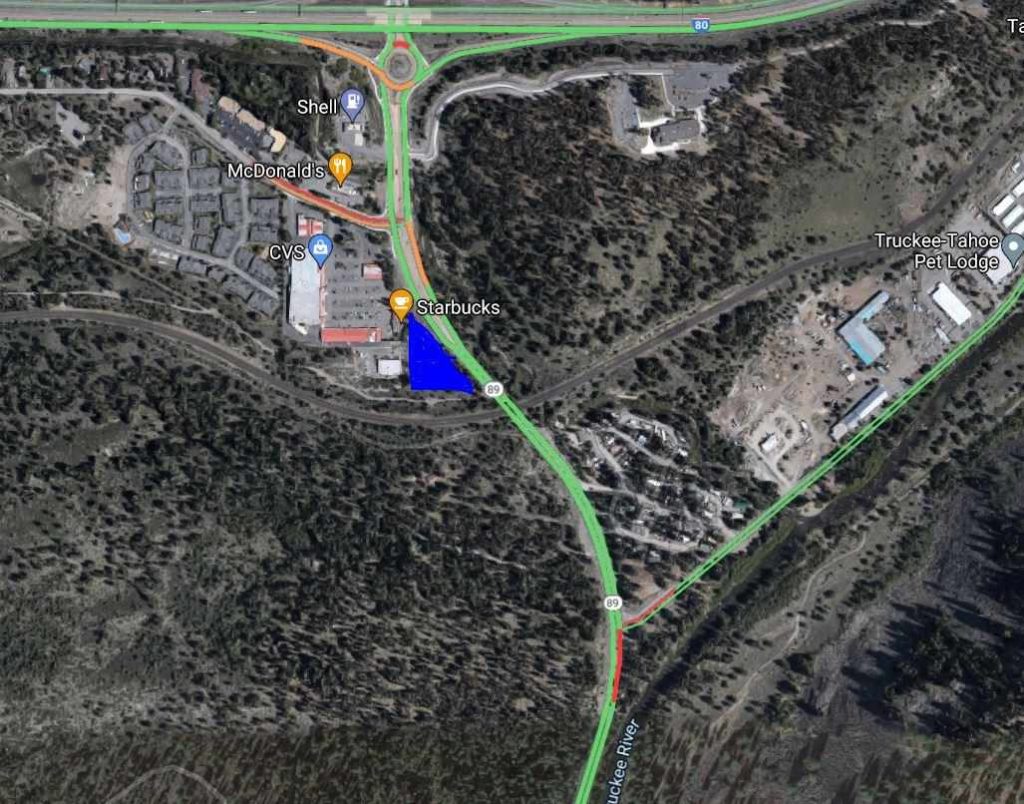 Truckee land for sale aerial