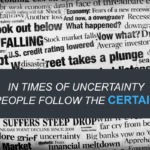 newspaper clippings about uncertainty