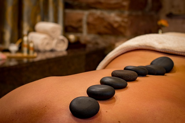spa with stone massage
